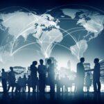 Globale Geschäftskommunikation mit Netzwerkverbindungen